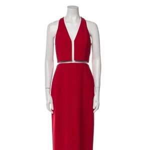 ‼️SOLD‼️ Alexander Wang Red Cocktail Dress w/ Cut Out Detail